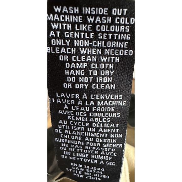 7 For All Mankind Smoky Blue Faux Leather Pants 5-Pocket Womens Size Small - Picture 7 of 8